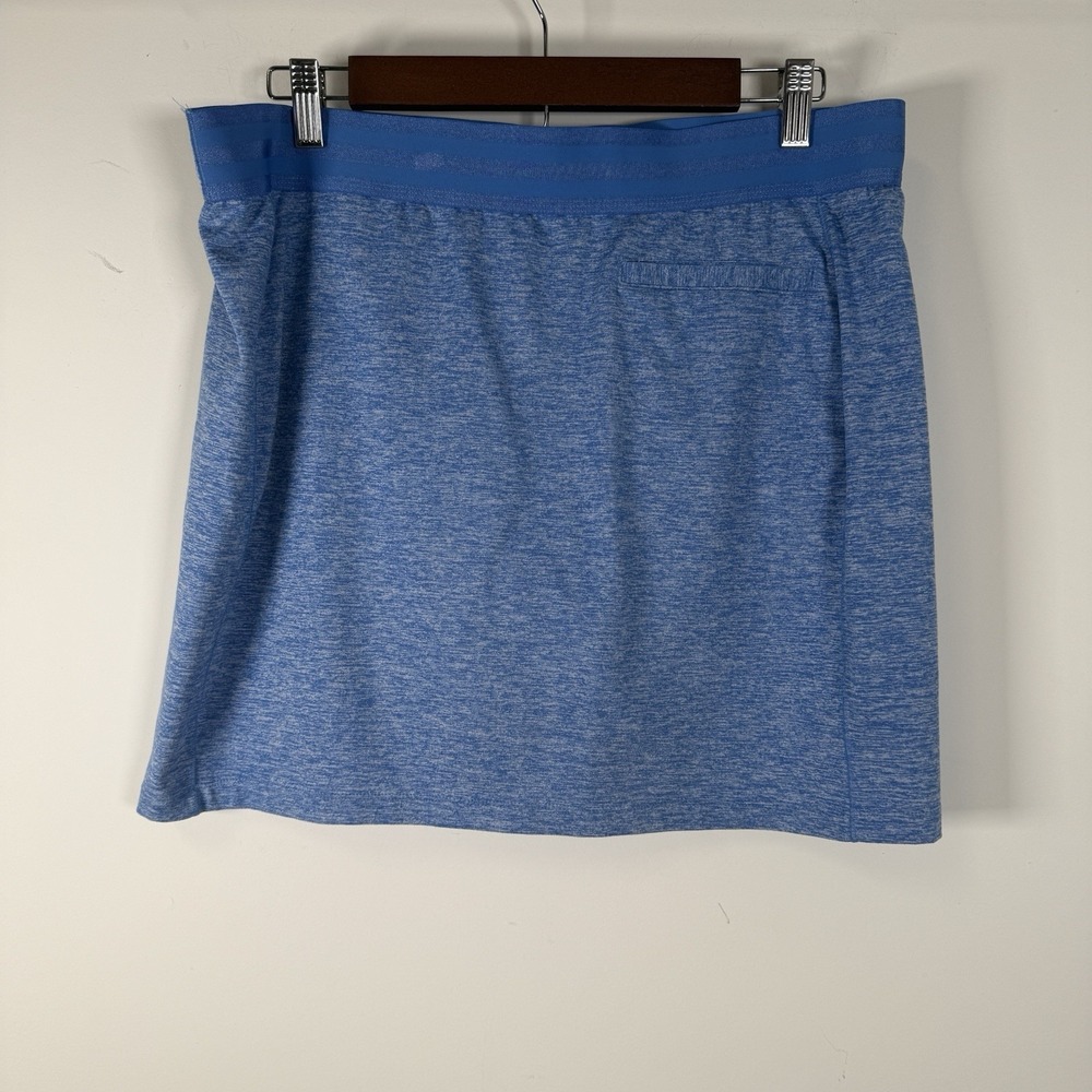 Adidas Skort‎ Athletic Stretch Women's Size Large Blue Golf Casual - Picture 4 of 4